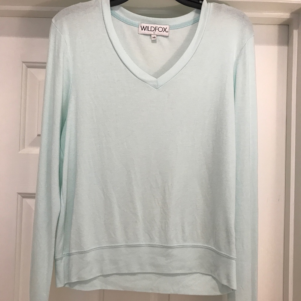 Wildfox Couture Essential Baggy Beach V-Neck Tee